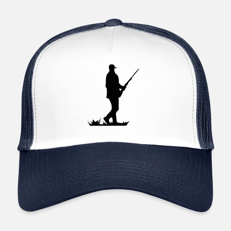 Hunters with shotgun - Silhouette - Waidmann Trucker Cap
