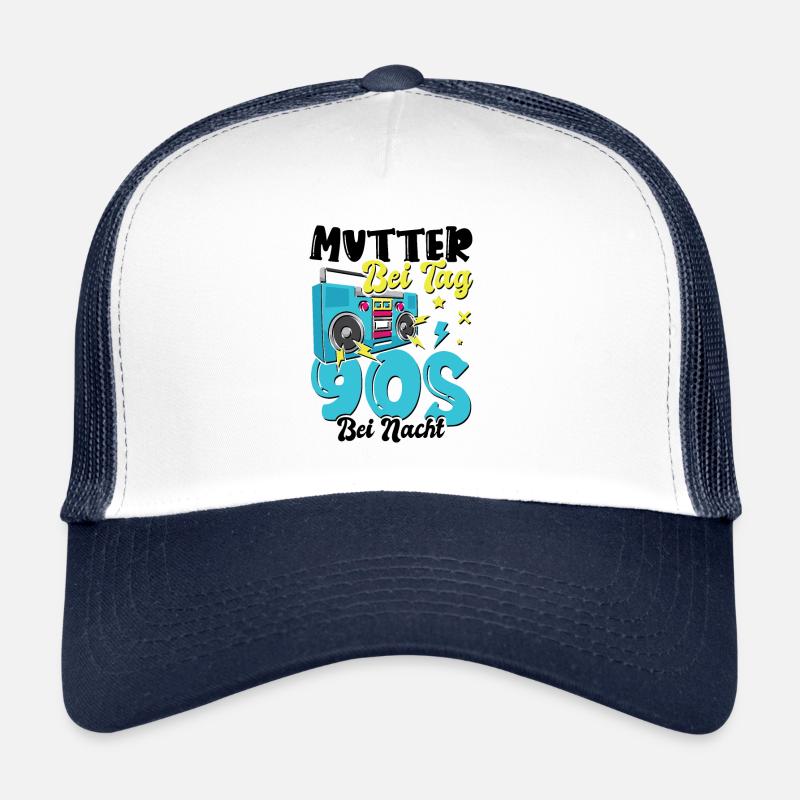 Mutter bei Tag 90s bei Nacht Trucker Cap