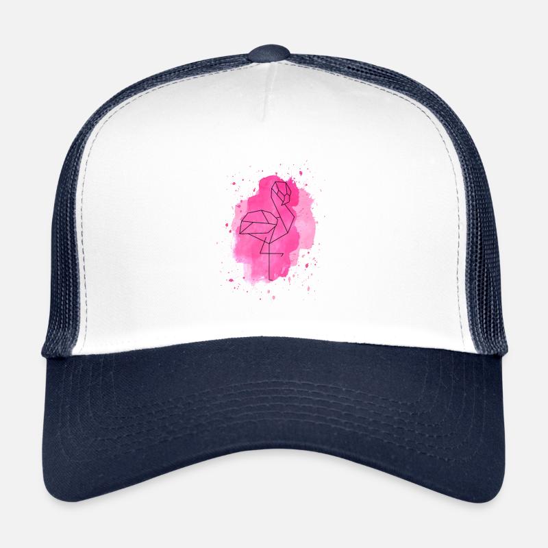 Flamingo splash Trucker Cap
