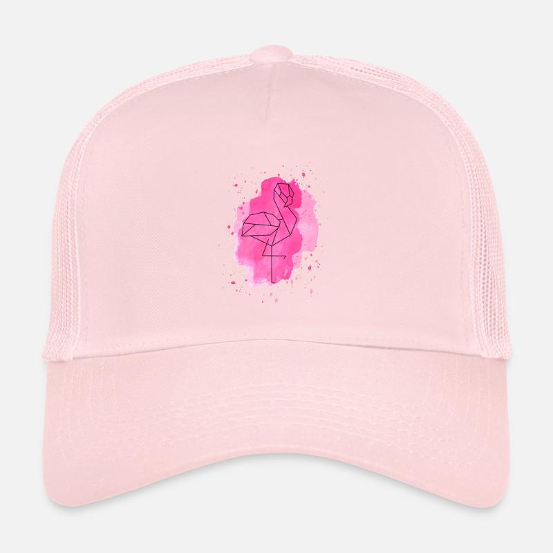 Flamingo splash Trucker Cap
