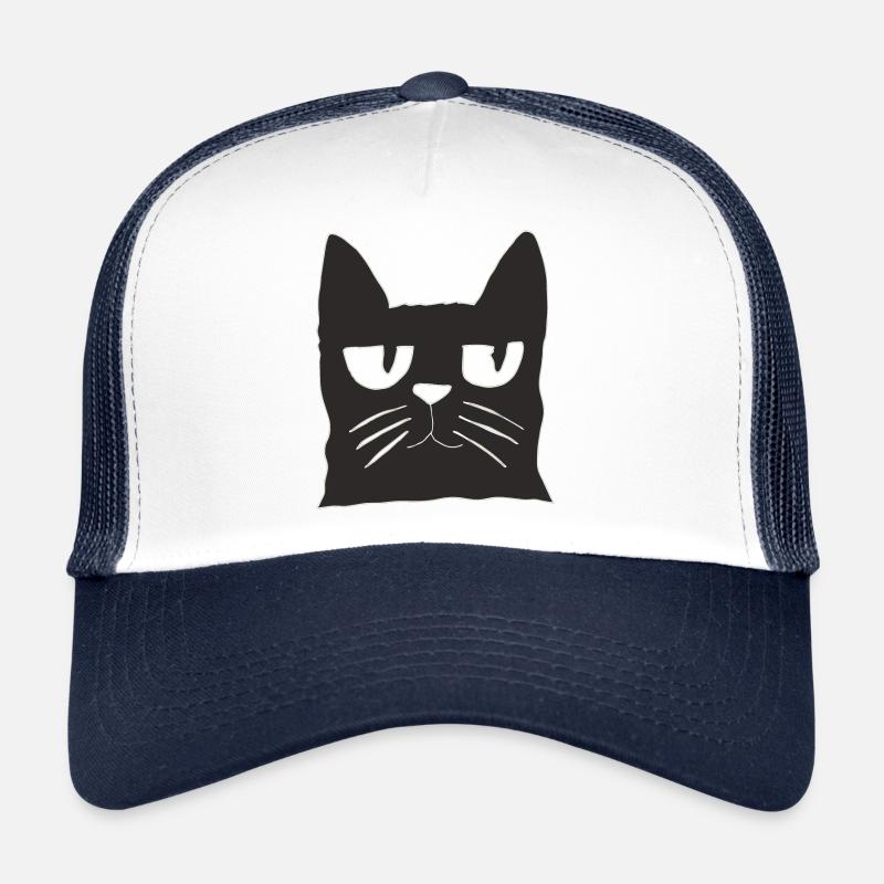 Chat noir Casquette trucker 