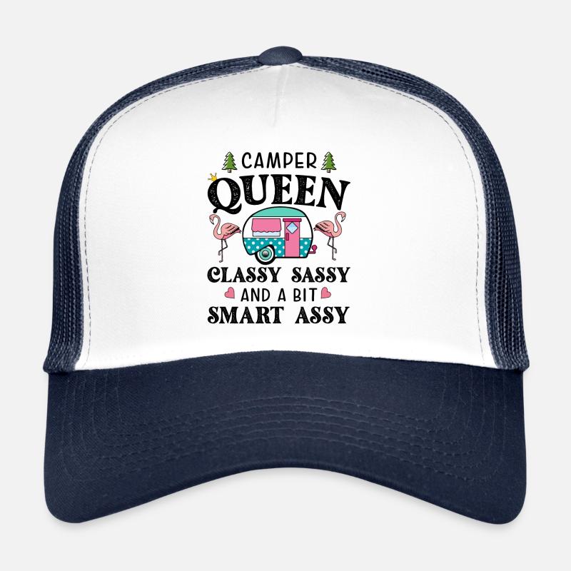 Camper Queen - Funny Camping Queen Trucker Cap