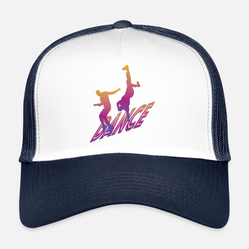 Tanzen - Trucker Cap - Weiß/Navy