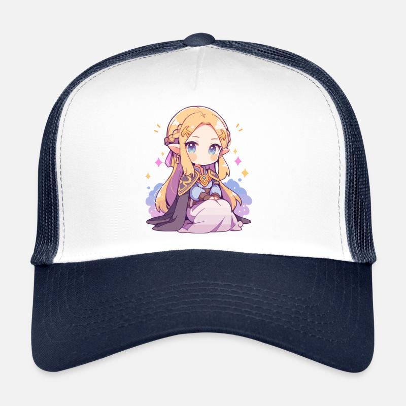 Princesse Chibi mignonne - Conception de conte de fées mignon Casquette trucker 