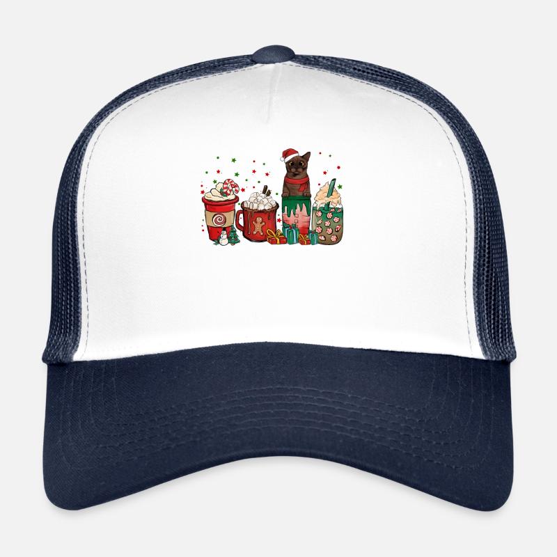 Tasses à café birmanes Santa Cat Casquette trucker 