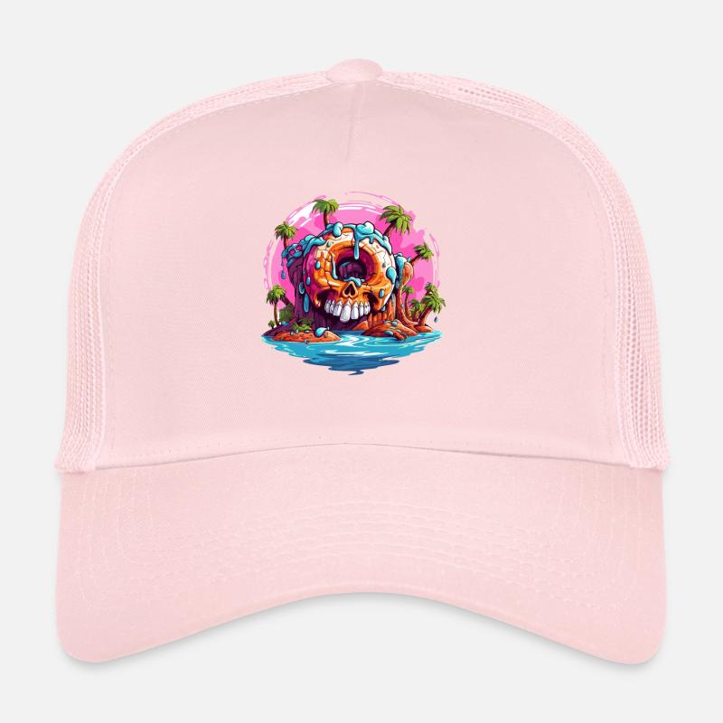 Beignet de l’île aux monstres Casquette trucker 