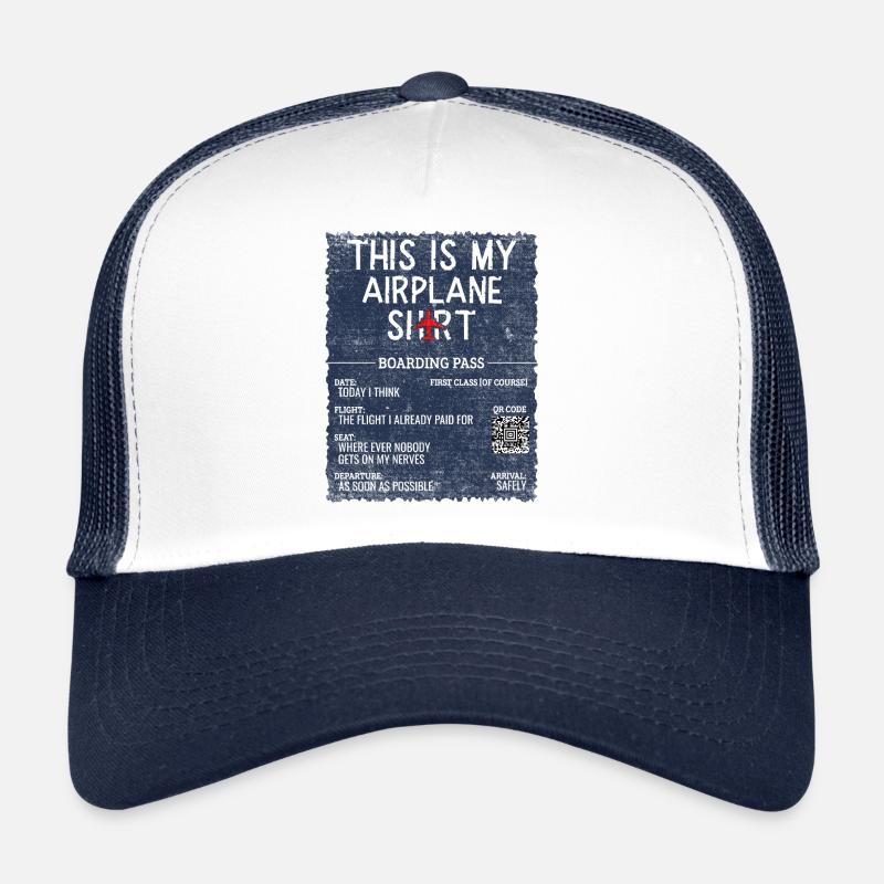 Devis de voyage de vacances - C’est mon avion Casquette trucker 