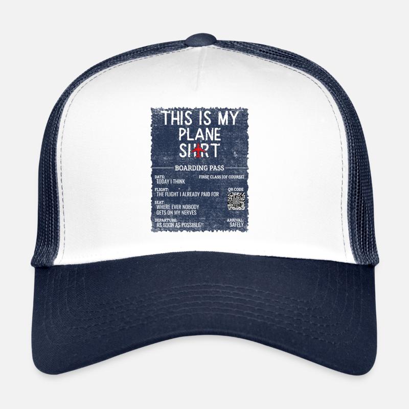 Devis de voyage de vacances - C’est mon avion Casquette trucker 