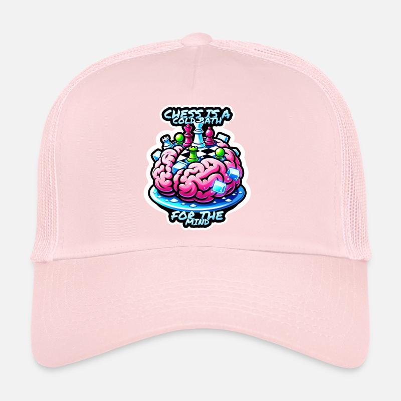 Chess is a cold bath for the mind Trucker Cap