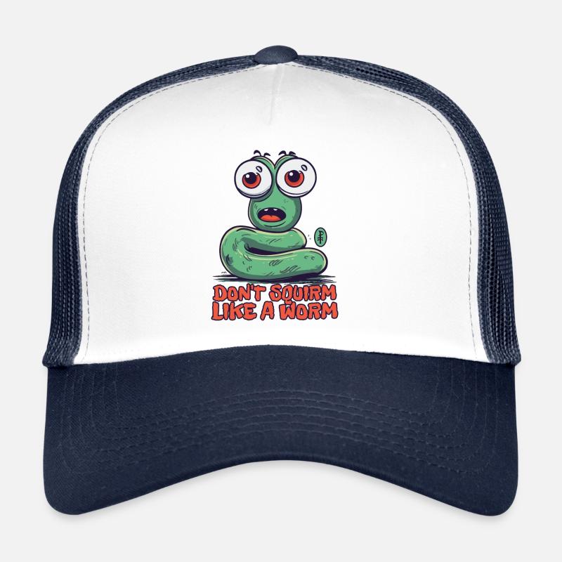 Ne t’agite pas comme un ver Casquette trucker 