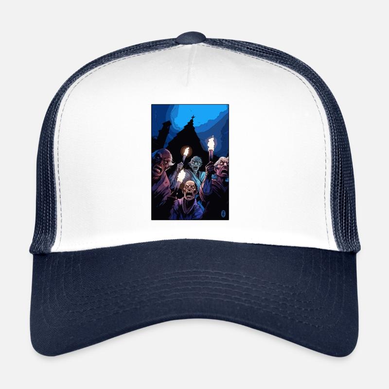 Old hunters with torches Trucker Cap