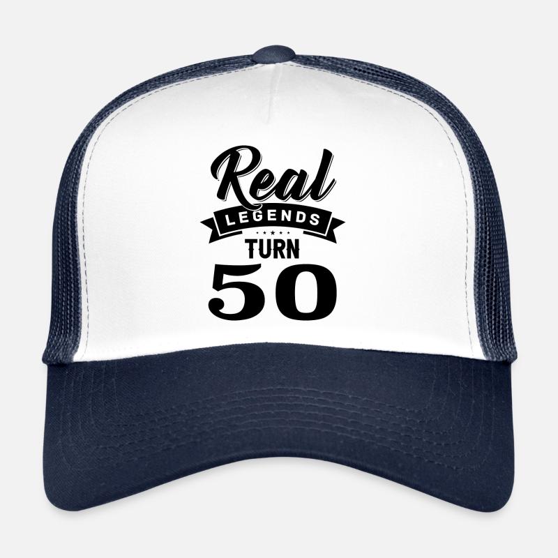 Real legends turn 50, 50 birthday Trucker Cap