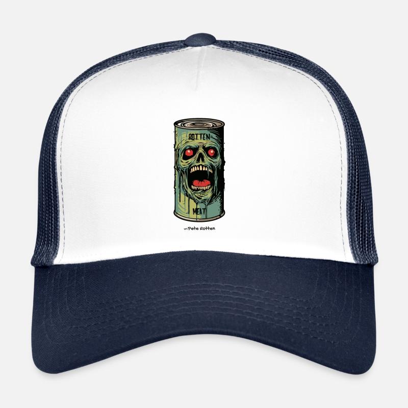 Viande pourrie : Boîte de viande de zombie Casquette trucker 