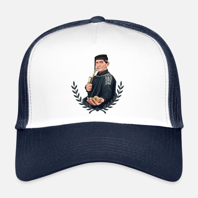 Für echte Rieser. Für echte Riesbauern. - Trucker Cap - Weiß/Navy