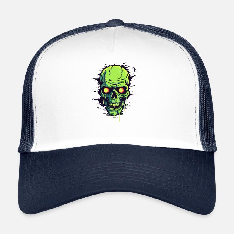 Riss in der Wand: Totenkopf Trucker Cap