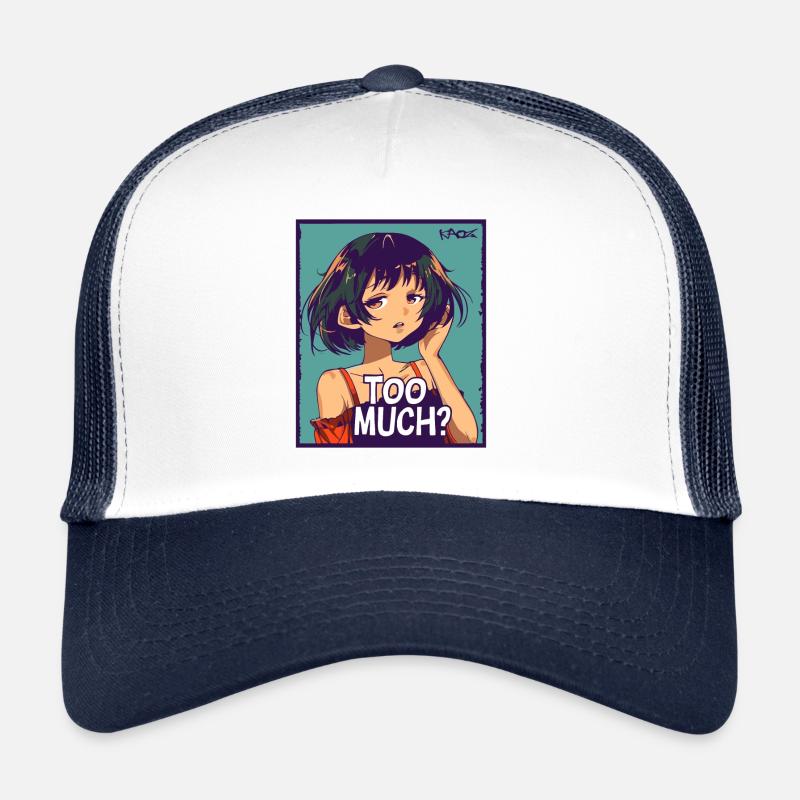 Trop? Fille d’anime Casquette trucker 