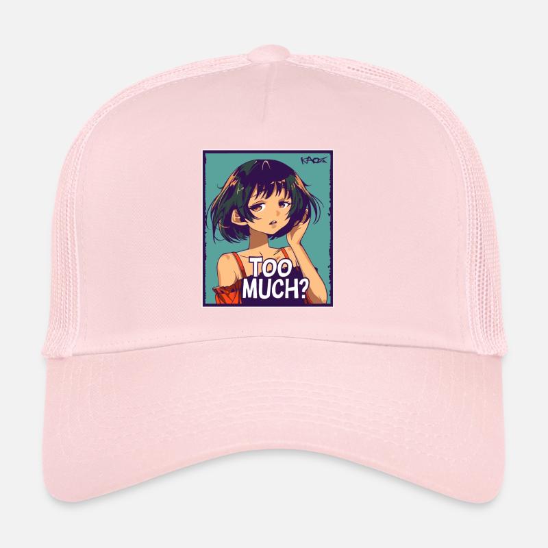 Too much? Anime Girl Trucker Cap