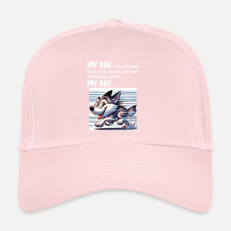 Funny Husky Meme Trucker Cap