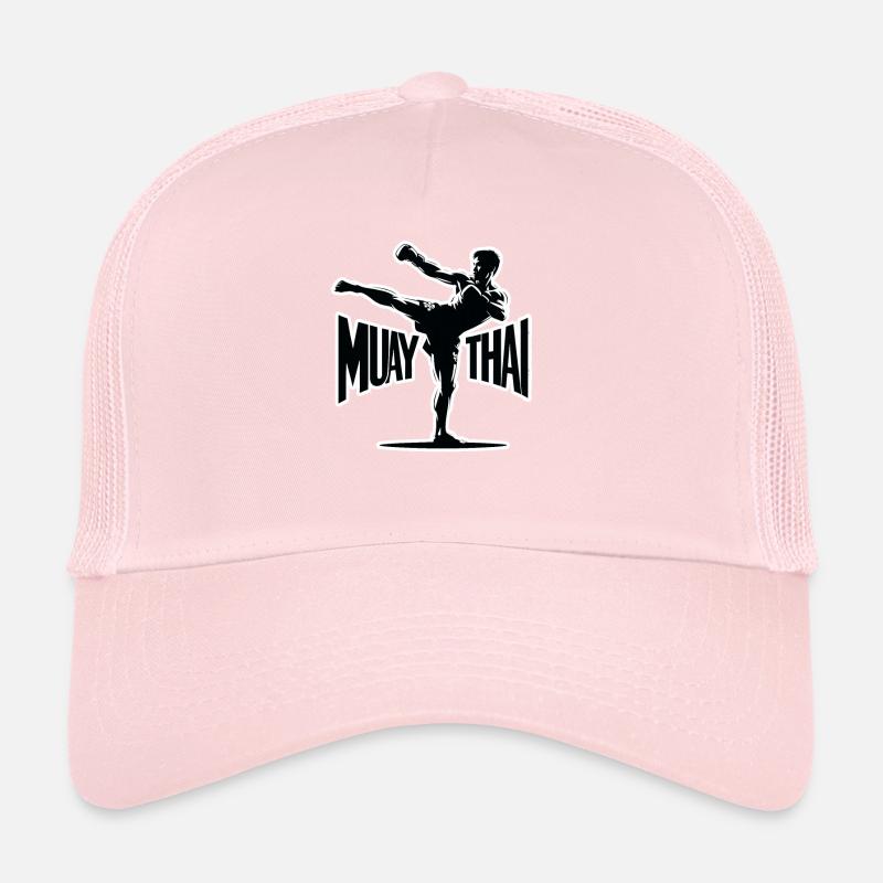 Conception de combattant Muay Thai Casquette trucker 