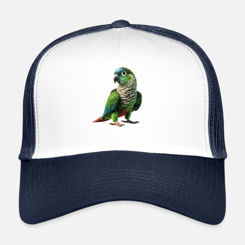 Conure à joues vertes dessin Conure perroquet Casquette trucker 