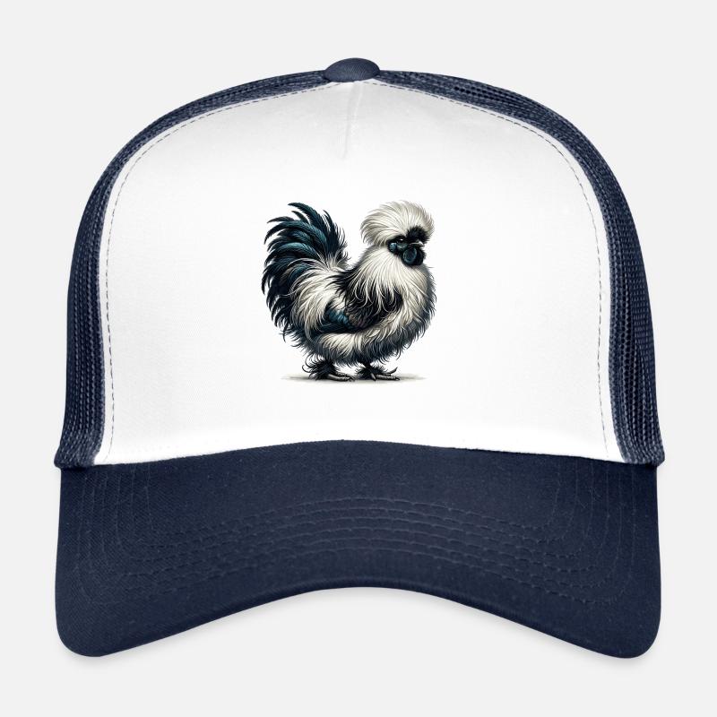 Silkie Chicken Silkie Bird Silkies Fluffy Chickens Trucker Cap