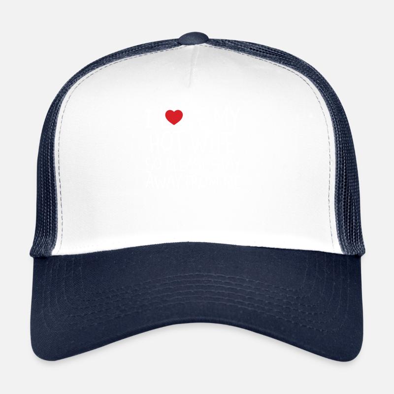 Dévoué mari drôle relation vêtements Casquette trucker 