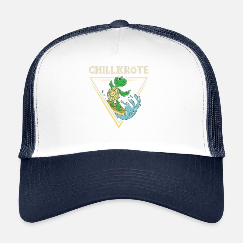 Chill Toad Relaxation & Humour Design Casquette trucker 