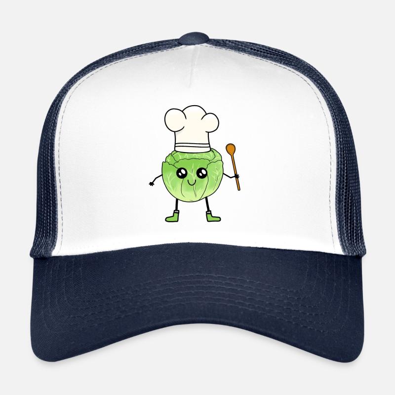 Cabbage Head Cooking Spoon Vegetable Hobby Cook Trucker Cap