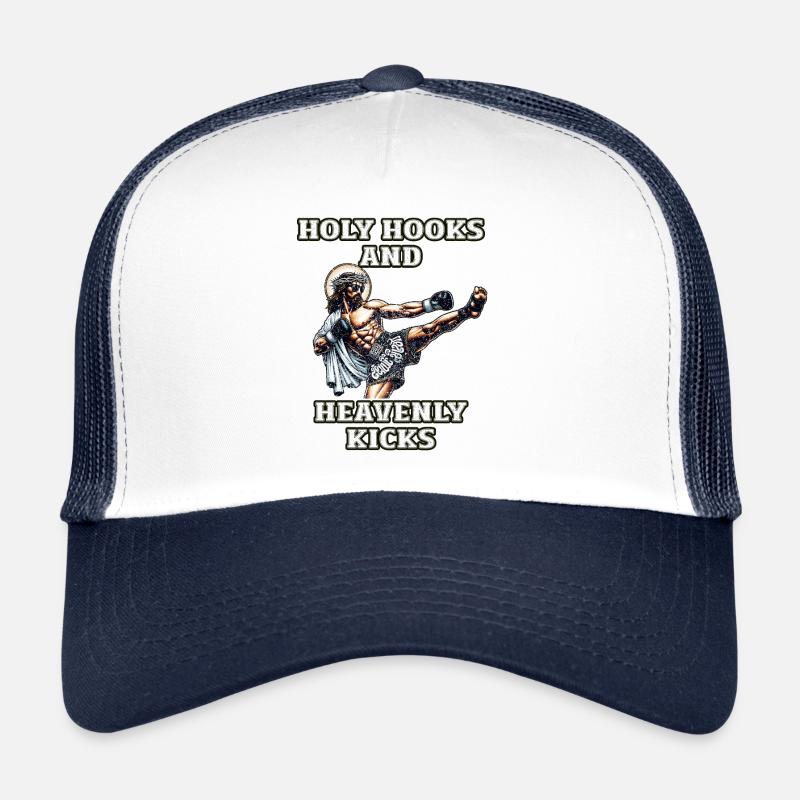 Lustiger Muay Thai Spruch Herr Jesus Christliches Geschenk Trucker Cap