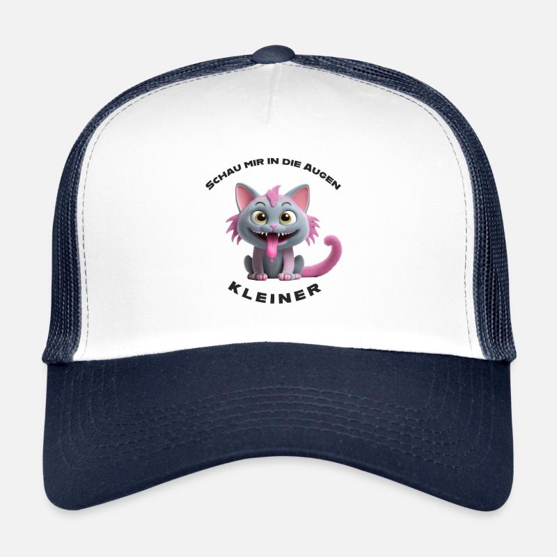 Regarde-moi dans les yeux petit monstre félin Casquette trucker 