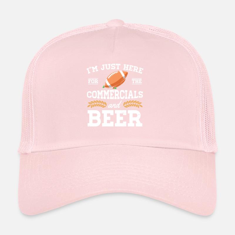 Publicités de la mi-temps et bière T-shirt Casquette trucker 