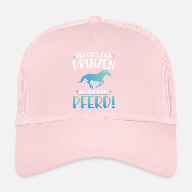 Horse Over Princes Funny Tea Trucker Cap