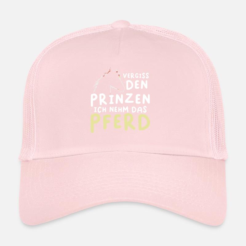 Horse Over Princes Funny Tea Trucker Cap