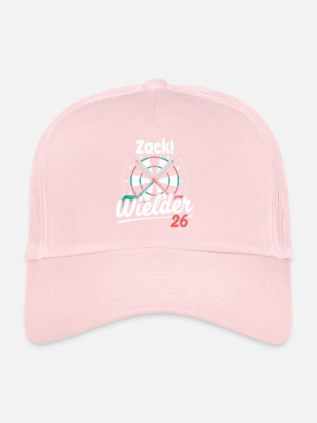Dart Player Humor Zack 26 Tee - Casquette trucker  - rose pâle - Devant