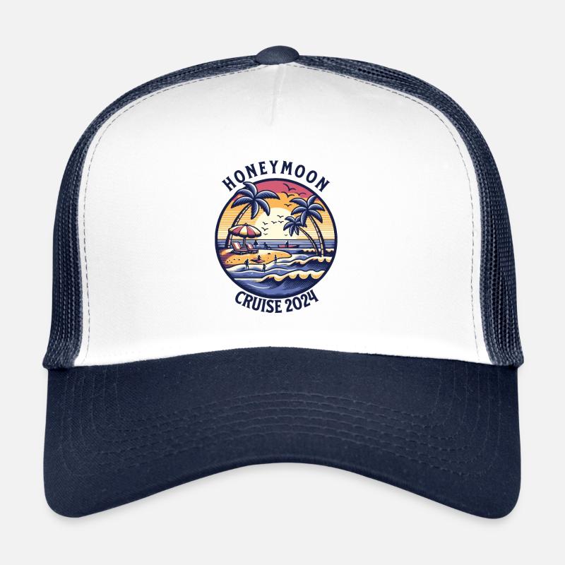 T-shirt « Croisière Lune de Miel Pour Couples 2024 » Casquette trucker 