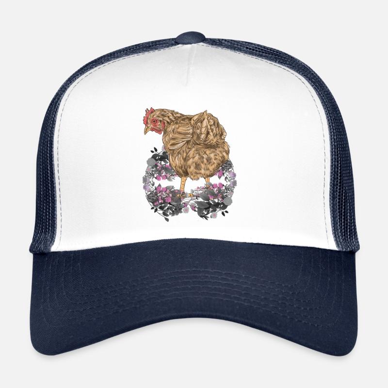 Spring, Hen, Chicken, Poultry, Poultry, Nature Trucker Cap