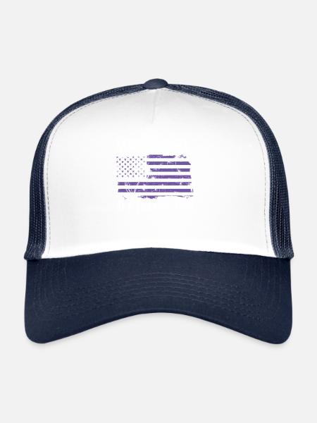 Chemise Hero pour MiSupport Military Kids Hero Tee - Casquette trucker  - blanc/marine - Devant