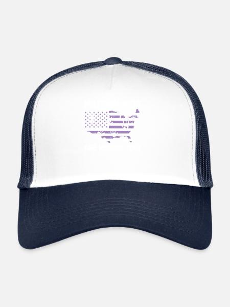 Chemise Hero pour MiSupport Military Kids Hero Tee - Casquette trucker  - blanc/marine - Devant