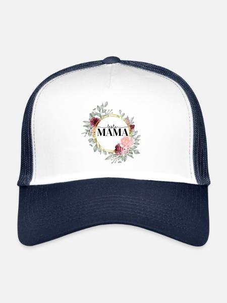Beste Mama - Trucker Cap - Weiß/Navy