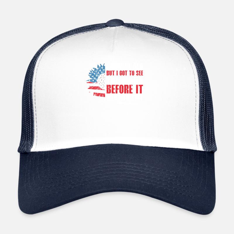 NosClassic American Sentiment T-Shirt Trucker Cap