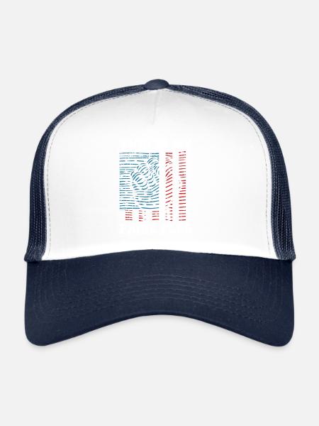 DiAmerican Pride Flag-t-shirt - Trucker Cap - white/navy - Front