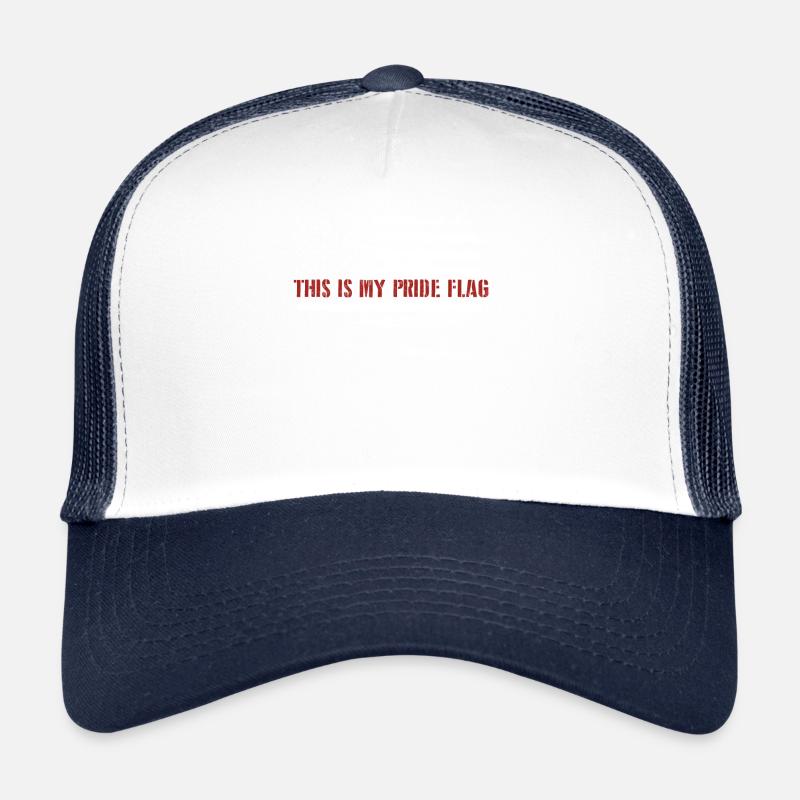 DiAmerican Pride Flag-t-shirt Trucker Cap