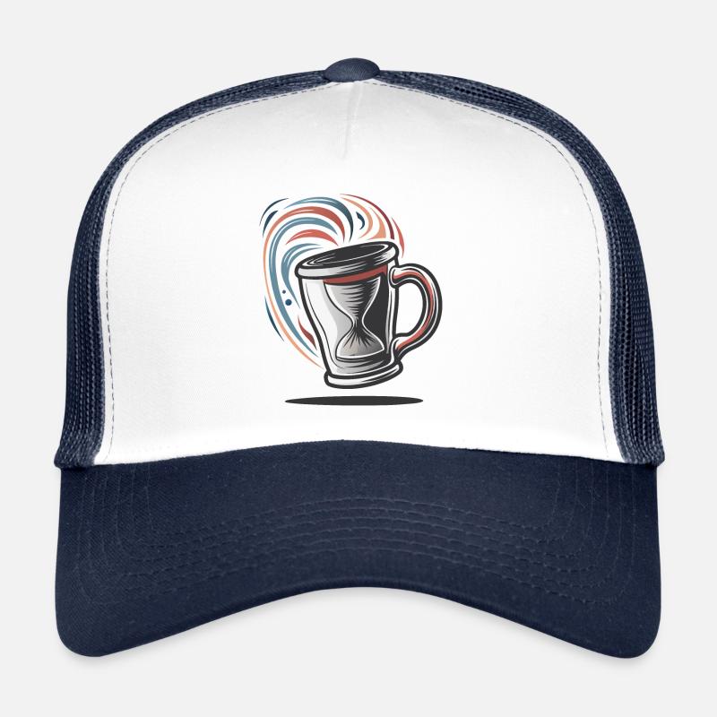 EINE ZEITREISENDE KAFFEETASSE Trucker Cap