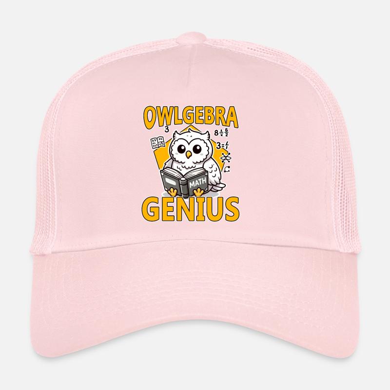 Owlgebra Genius Math Lover Funny Teacher Trucker Cap