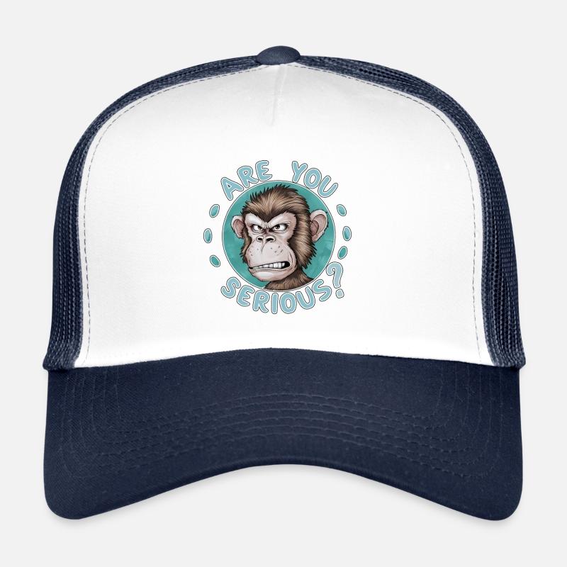 T’es sérieux? Singe drôle Casquette trucker 