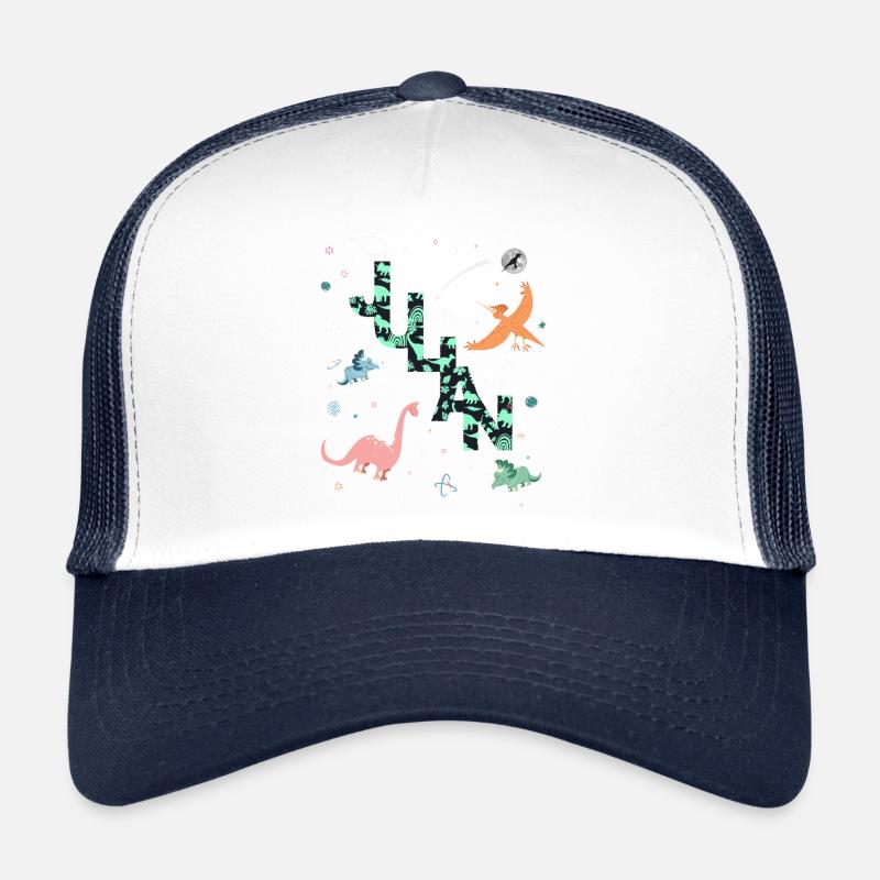JULIAN - Beautiful boy name with dinosaur Trucker Cap