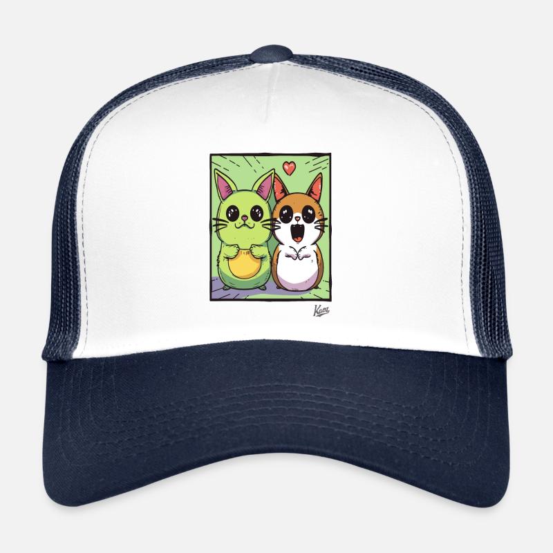 Lustige, liebenswerte Katzen-Freunde Trucker Cap