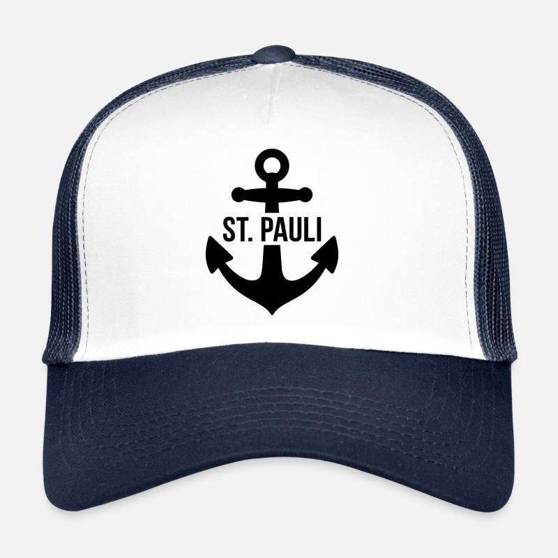 St. Pauli Anker Reeperbahn Kiez Trucker Cap