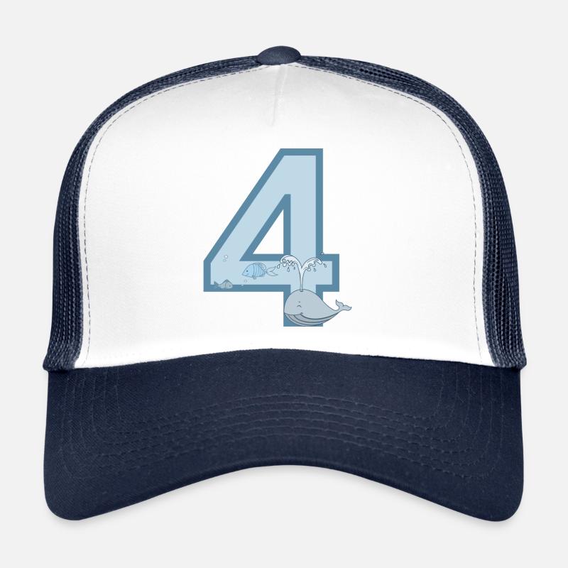 Zahl 4 Trucker Cap