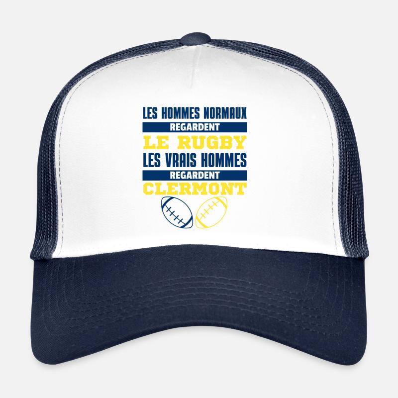 Vrais Hommes Regardent Clermont Ferrand Casquette trucker 